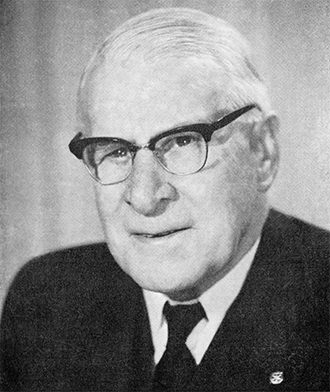 Roy Parsons, OBE, the hospital’s influential president who served on the board from 1953-1972.